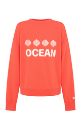 Ocean Sweatshirt Coral