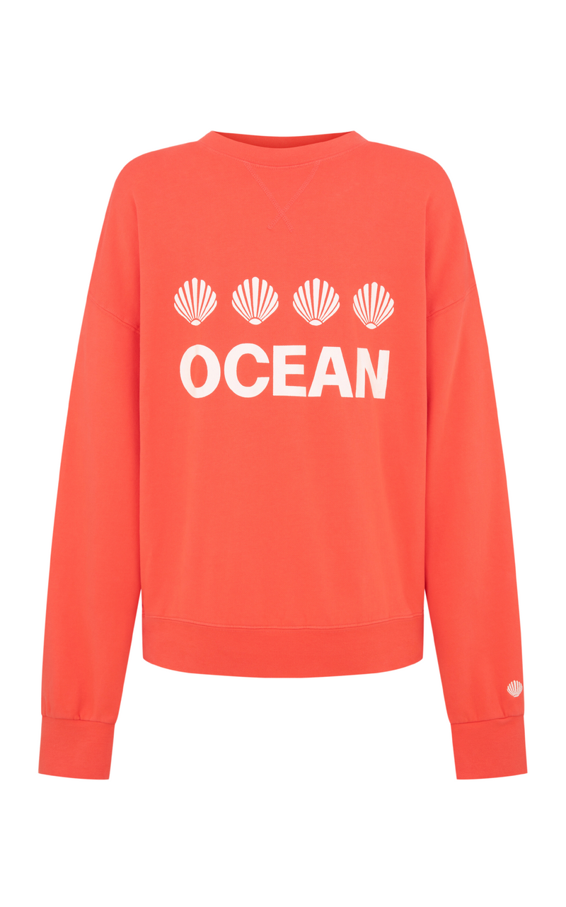 Ocean Sweatshirt Coral
