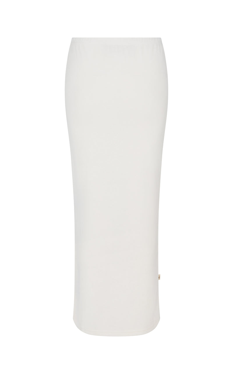 Terry Column Skirt Coconut