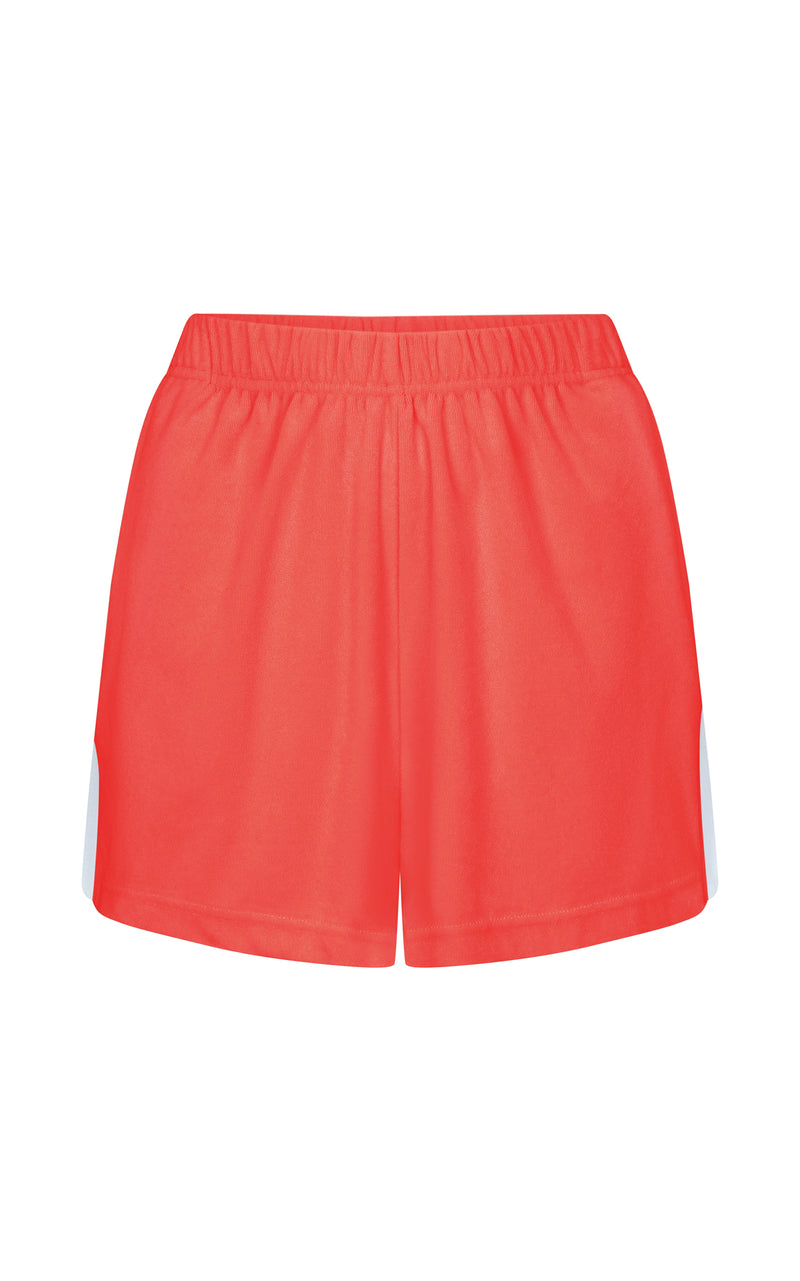 Terry Track Short Coral