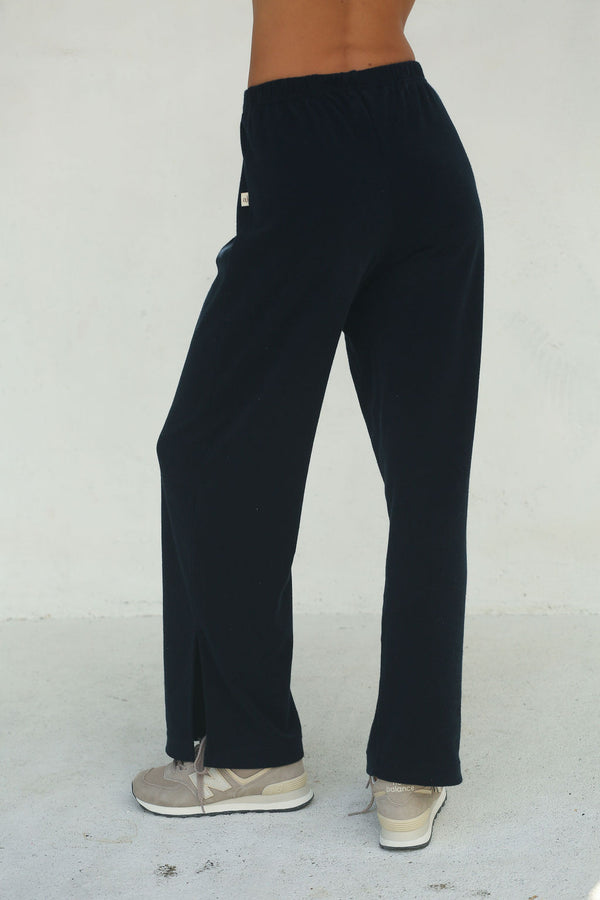 Harlow Terry Pant Midnight