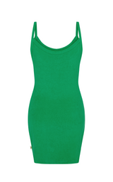 Seaside Mini Terry Dress Tropical Green