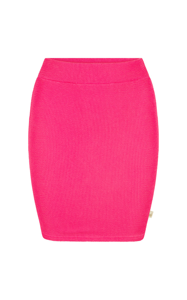 Wave Crinkle Skirt Candy Pink