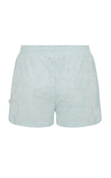 Terry Shirt Set Hibiscus Sky Blue