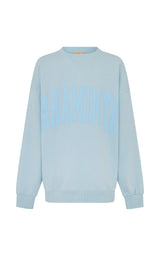Araminta Fleece Sweatshirt Powder Blue