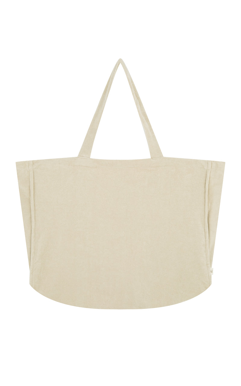 Terry Tote Bag Biscuit