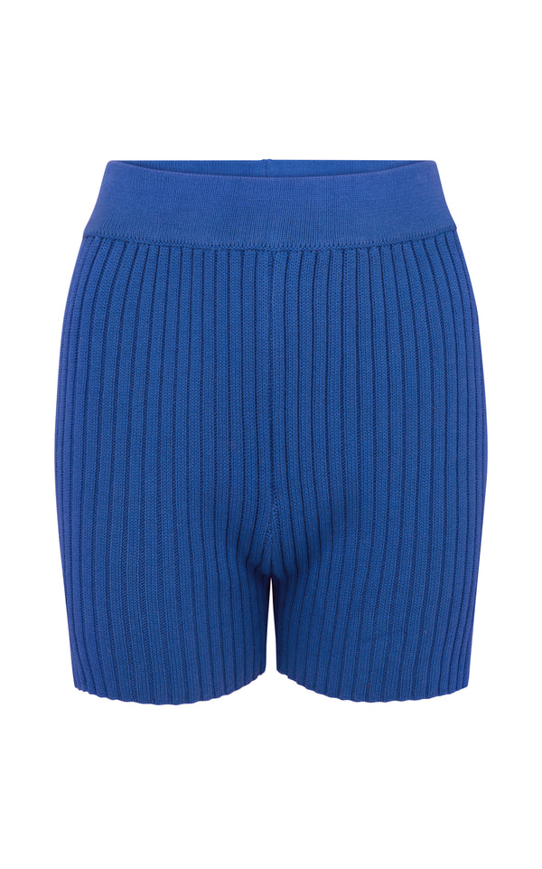 Knit Short French Blue