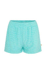 Wave Terry Shirt Set Baby Aqua