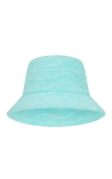 Wave Terry Bucket Hat Baby Aqua
