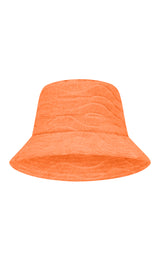 Wave Terry Bucket Hat Papaya