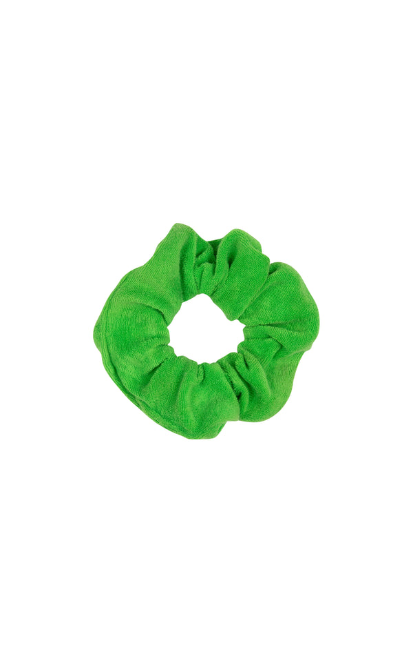 Terry Towelling Scrunchie Light Apple