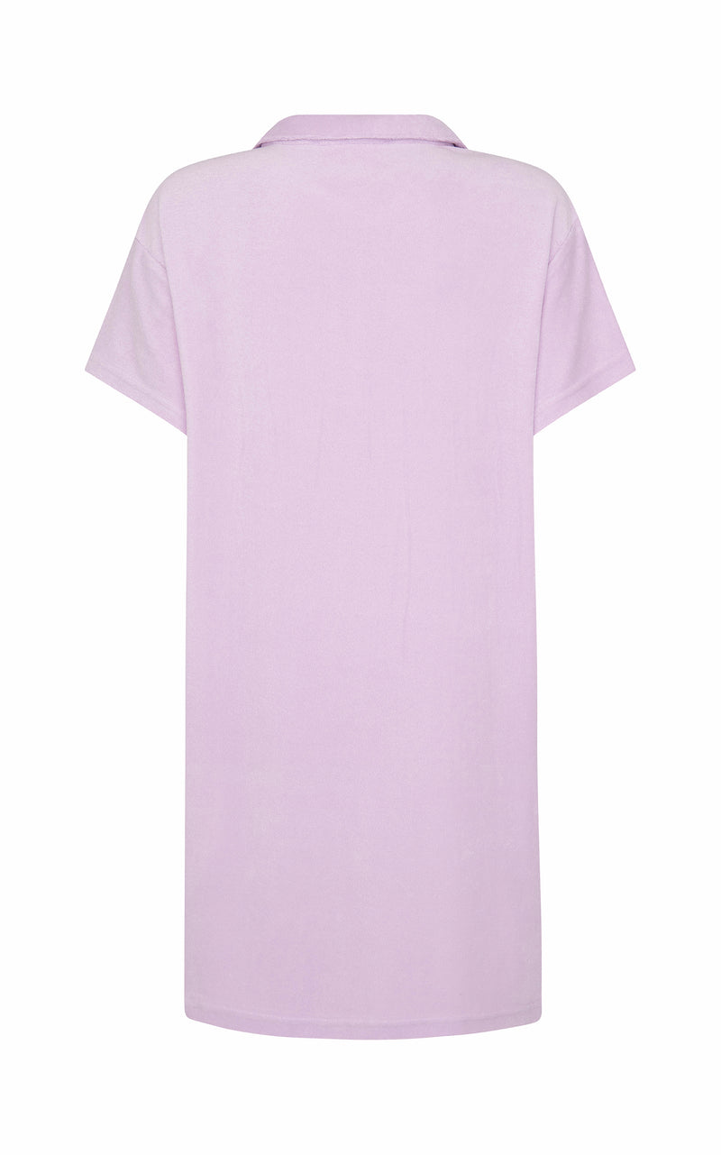 Terry Polo Dress Orchid