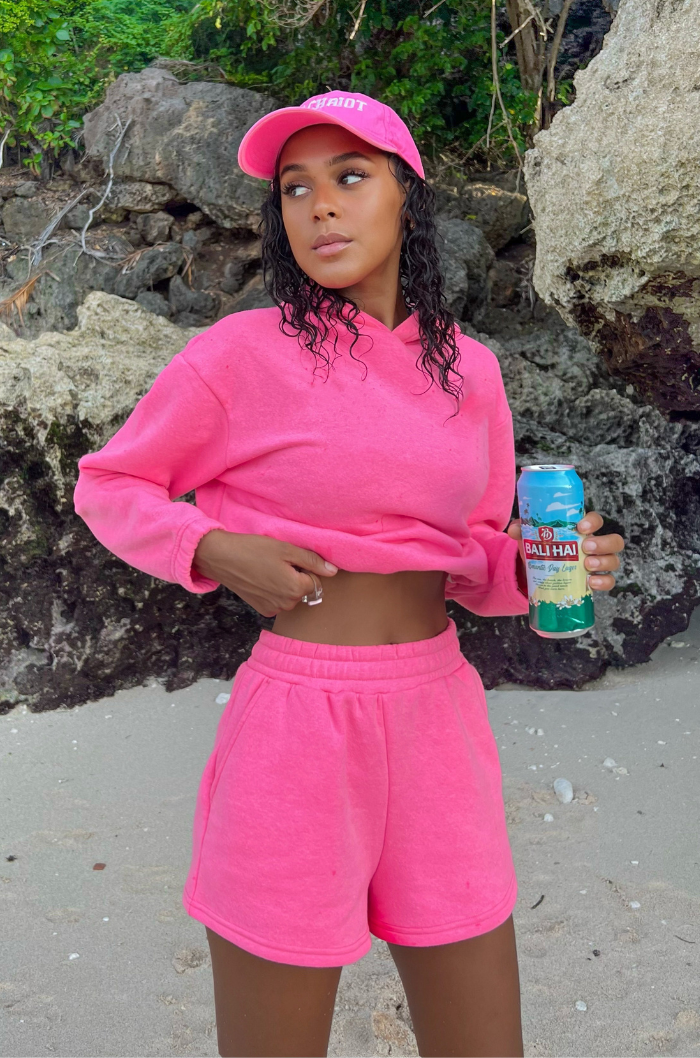 The Weekend Fleece Hoodie Watermelon