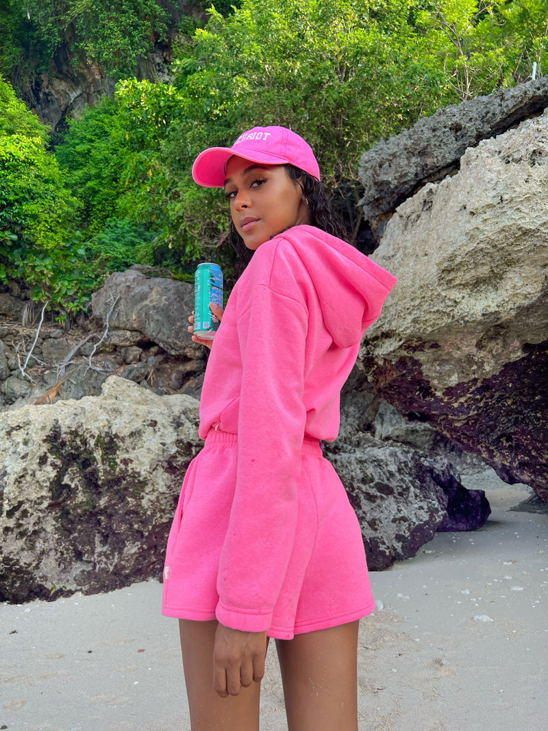 The Weekend Fleece Short Watermelon