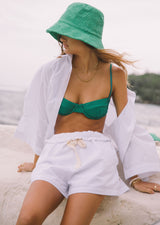 Rattan Terry Bucket Hat Tropical Green