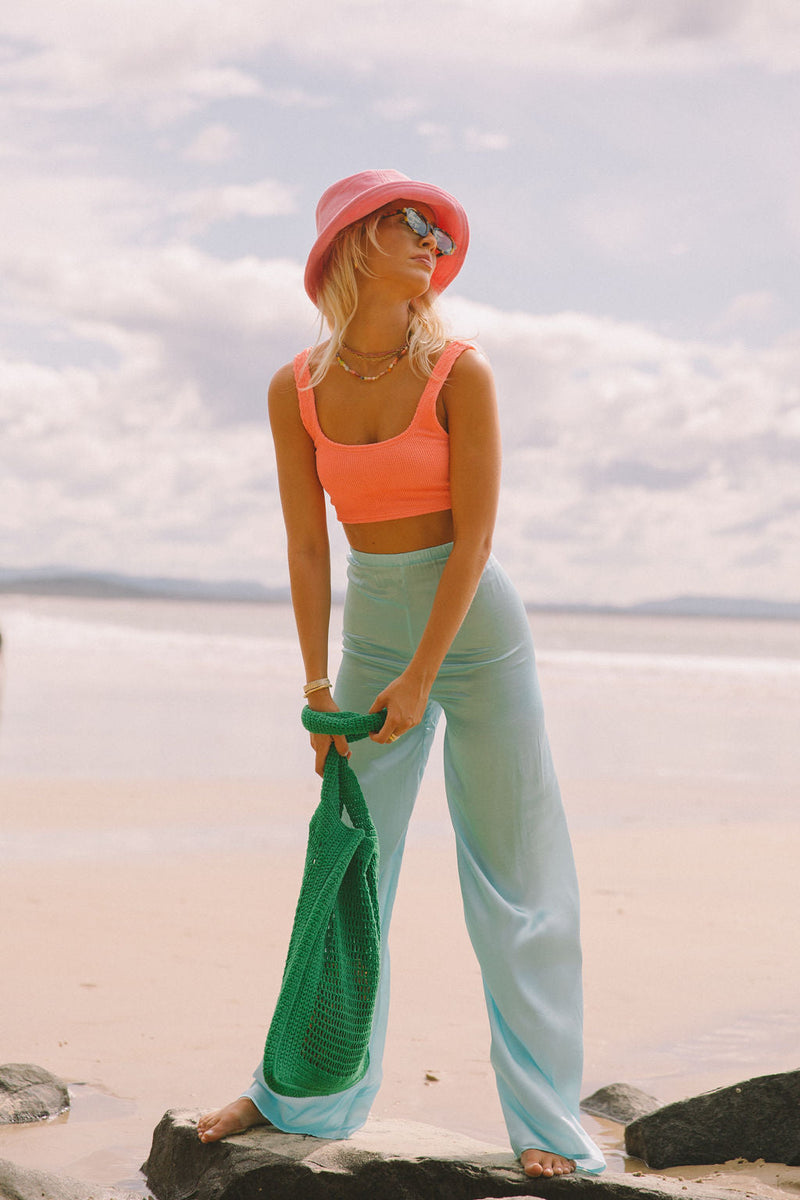 La Mer Pant Baby Aqua