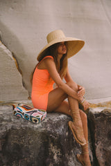 The Bella Donna Crinkle Dress Apricot