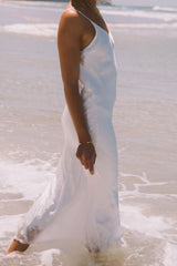 The Georgina Slip Dress Snow